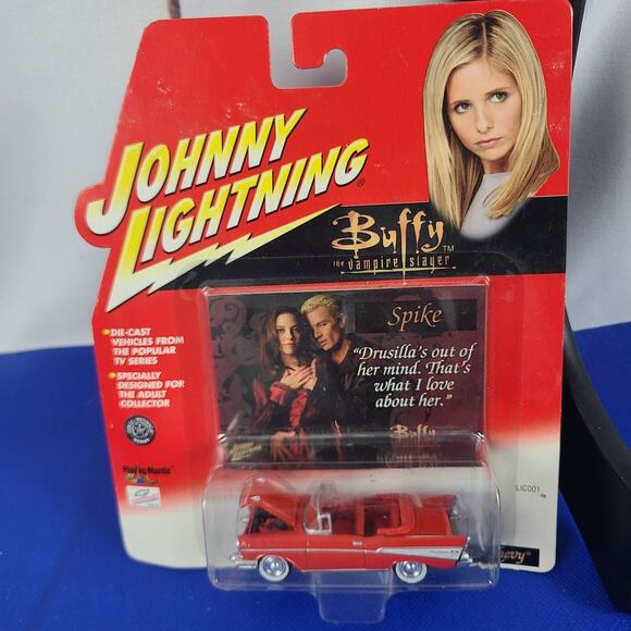 Johnny Lightning Buffy the Vampire Slayer Diecast Car 1:64 Xander's Red Chevy - Picture 1 of 5